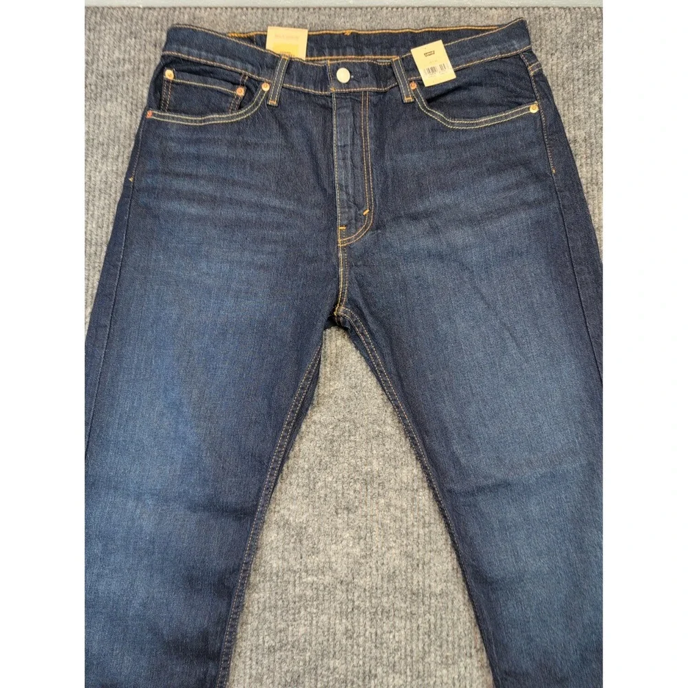 Levi's 505 Men's Regular Stretch 36x32 Dark Wash BRAND NEW